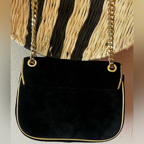 Michael Kors Two Way Black Suede Handbag - Picture 5 of 15